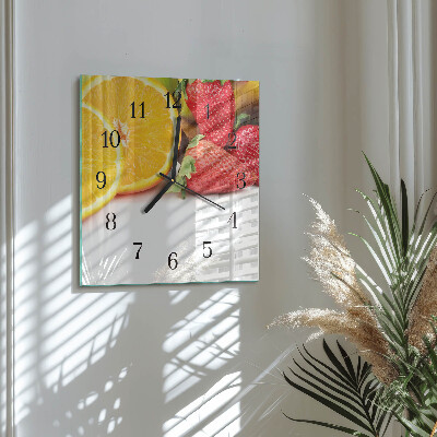 Reloj de vidrio Fruta