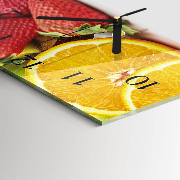 Reloj de vidrio Fruta