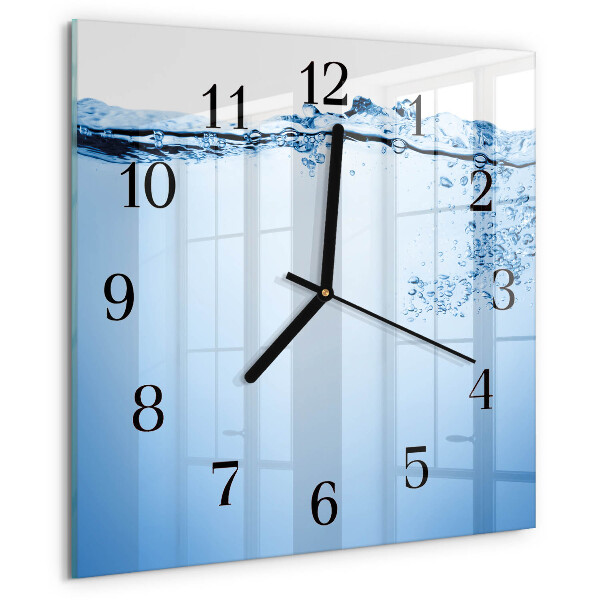 Reloj de vidrio Agua