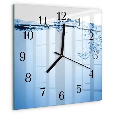 Reloj de vidrio Agua