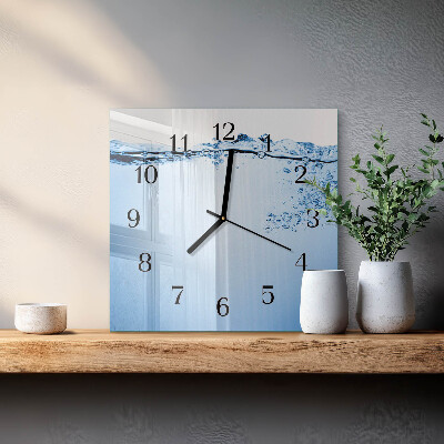 Reloj de vidrio Agua