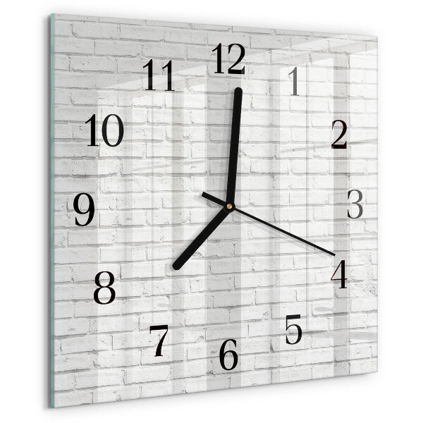 Reloj de vidrio Muro de ladrillo