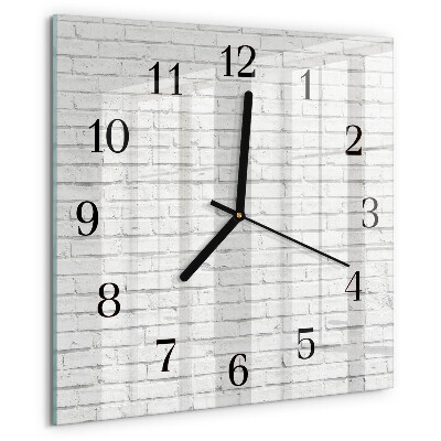 Reloj de vidrio Muro de ladrillo