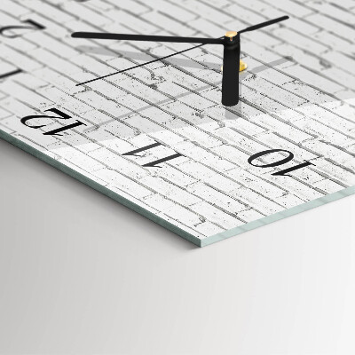 Reloj de vidrio Muro de ladrillo