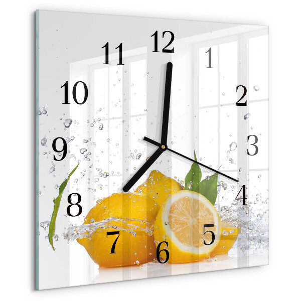 Reloj de vidrio Limones