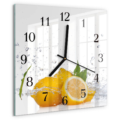 Reloj de vidrio Limones