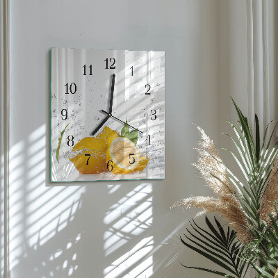 Reloj de vidrio Limones