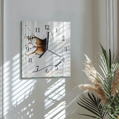Reloj de vidrio Taza de café
