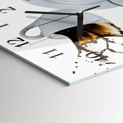 Reloj de vidrio Taza de café