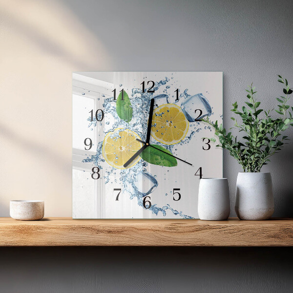 Reloj de vidrio Cítrico