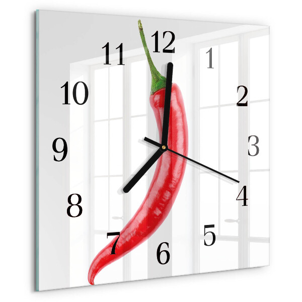 Reloj de vidrio Ají picante