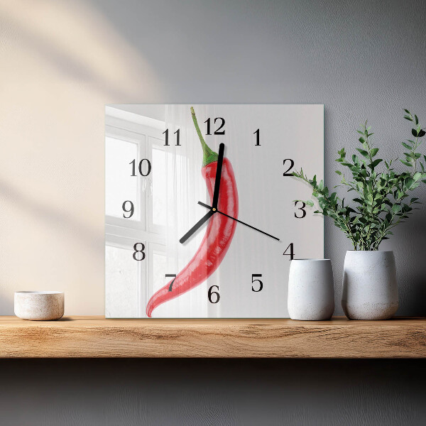 Reloj de vidrio Ají picante