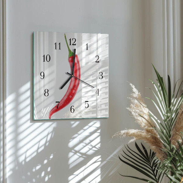 Reloj de vidrio Ají picante