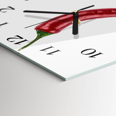 Reloj de vidrio Ají picante