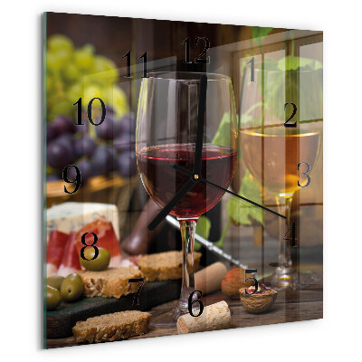 Reloj de vidrio Copa de vino