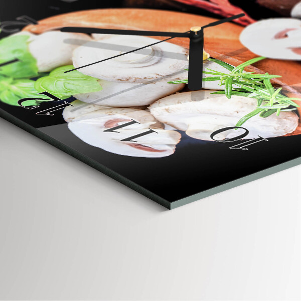 Reloj de vidrio Hongos