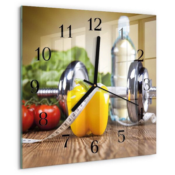 Reloj de vidrio Pimienta
