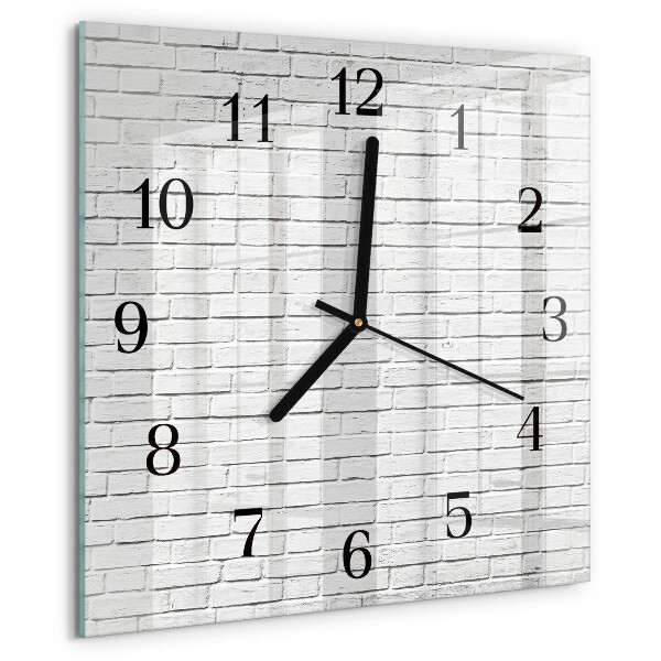 Reloj de vidrio Muro de ladrillo