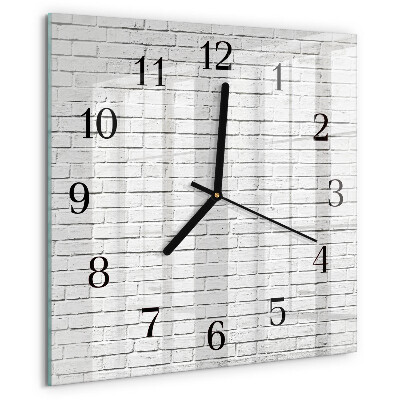 Reloj de vidrio Muro de ladrillo