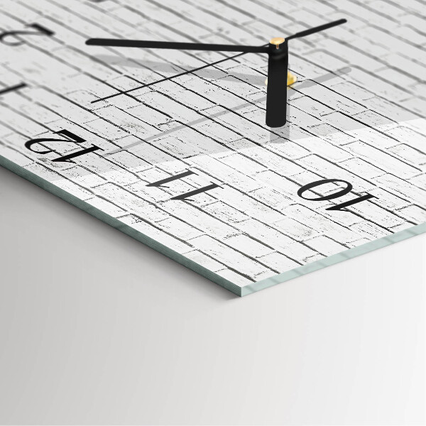 Reloj de vidrio Muro de ladrillo