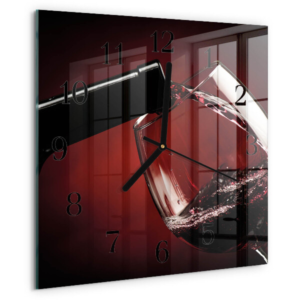 Reloj de vidrio Copa de vino
