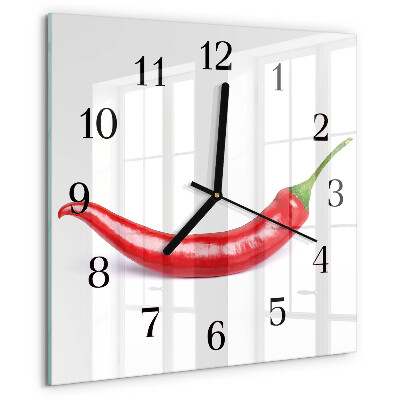 Reloj de vidrio Ají picante