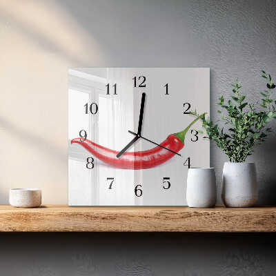 Reloj de vidrio Ají picante