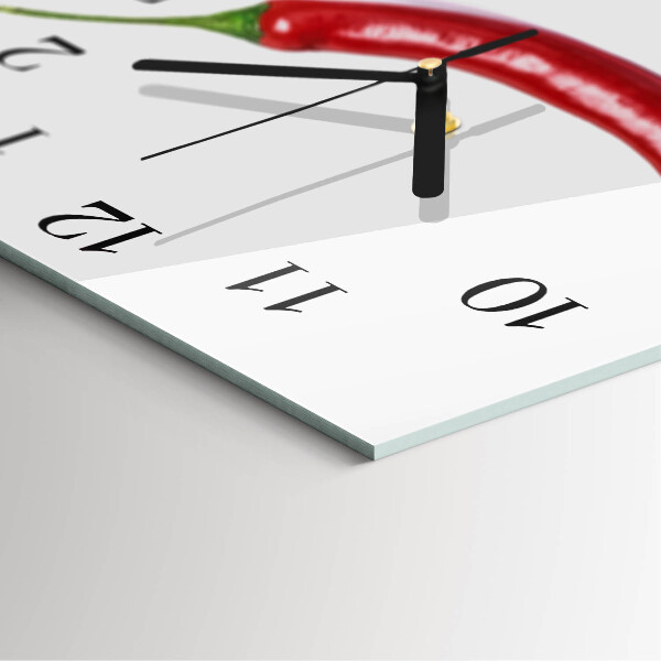 Reloj de vidrio Ají picante