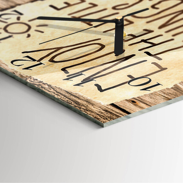 Reloj de vidrio Disfrutar
