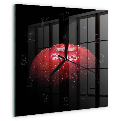 Reloj de vidrio Manzana