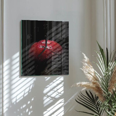 Reloj de vidrio Manzana