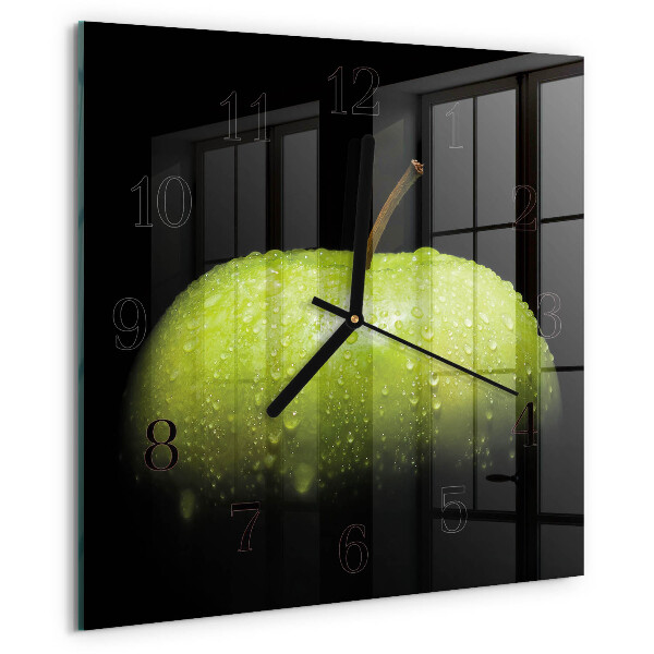 Reloj de vidrio Manzana