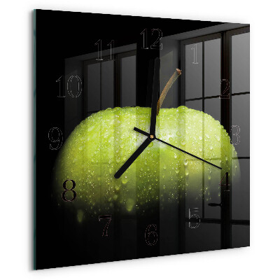 Reloj de vidrio Manzana