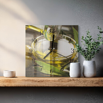 Reloj de vidrio Aceite de oliva