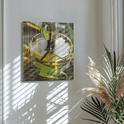 Reloj de vidrio Aceite de oliva