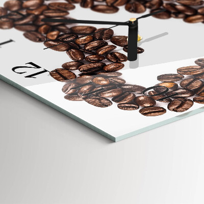 Reloj de vidrio Granos de café