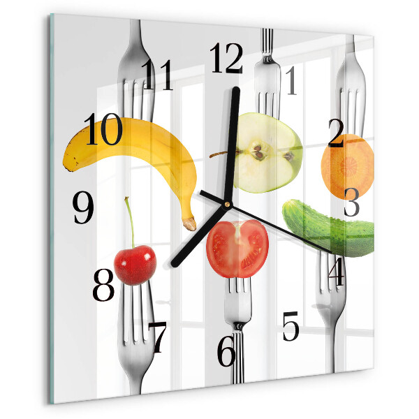 Reloj de vidrio Fruta