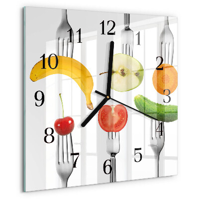 Reloj de vidrio Fruta