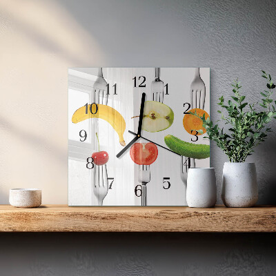 Reloj de vidrio Fruta