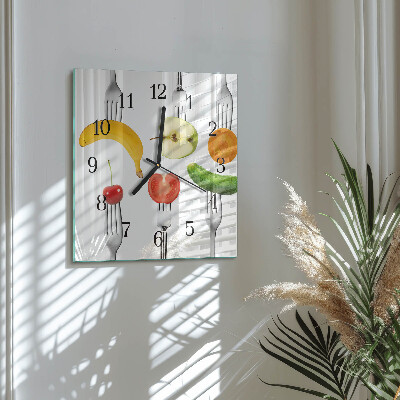 Reloj de vidrio Fruta