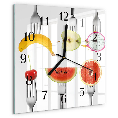 Reloj de vidrio Fruta