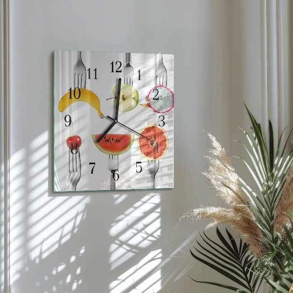 Reloj de vidrio Fruta