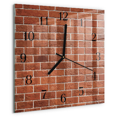 Reloj de vidrio Muro de ladrillo