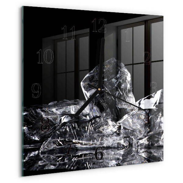 Reloj de vidrio Cubitos de hielo