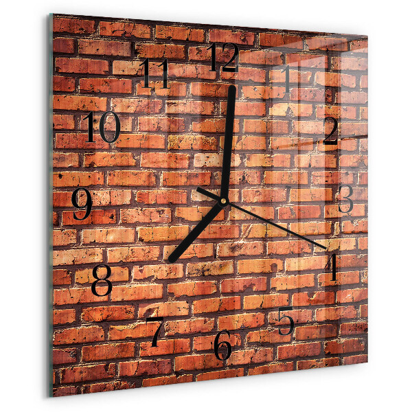 Reloj de vidrio Muro de ladrillo
