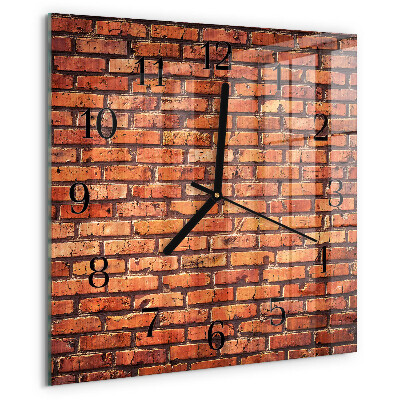 Reloj de vidrio Muro de ladrillo