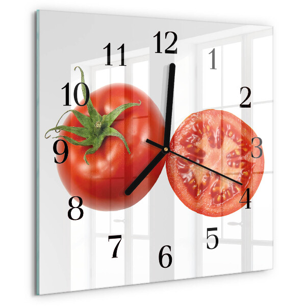Reloj de vidrio Tomates
