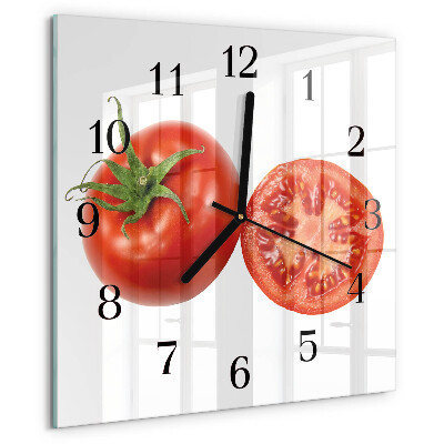 Reloj de vidrio Tomates