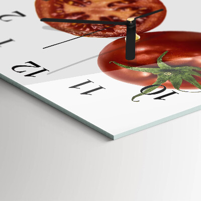 Reloj de vidrio Tomates