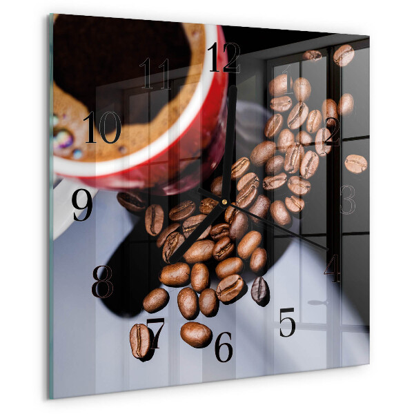 Reloj de vidrio Taza de café
